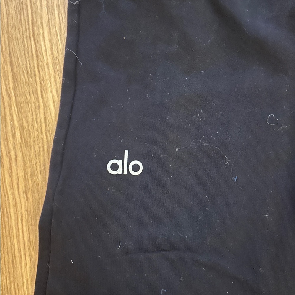 ALO Yoga Black Boot-Cut Flare Pants - Picture 4 of 5
